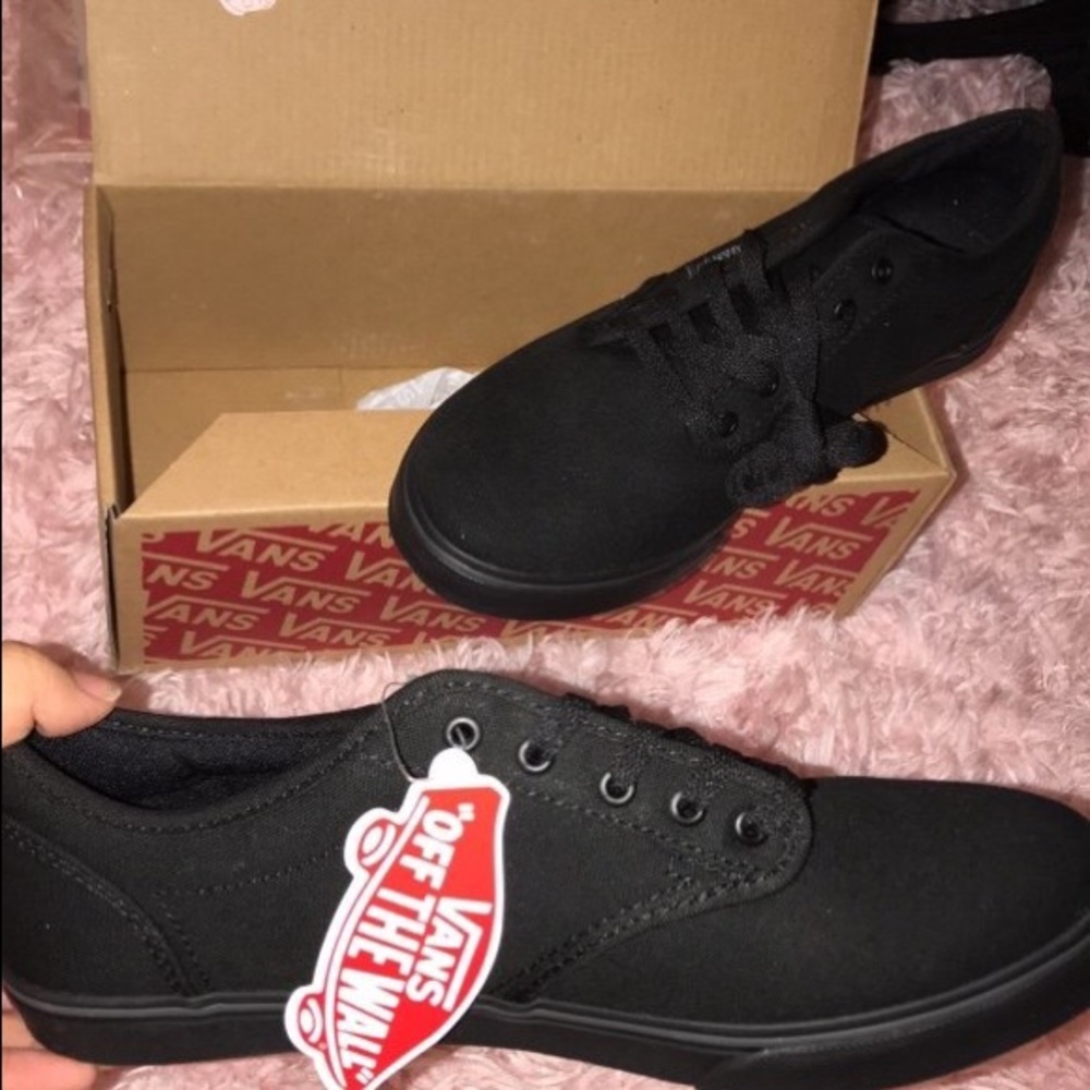 black low vans